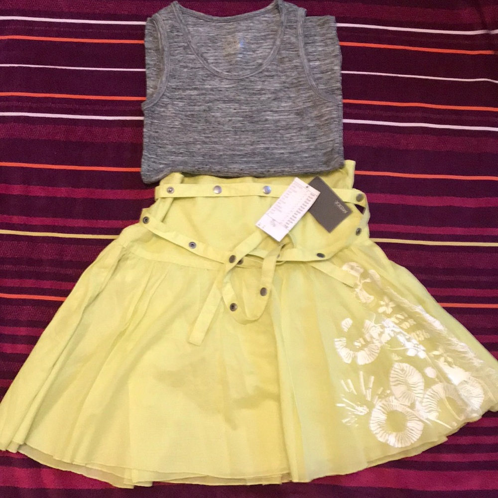 Mexx girls skirt and Justice tank top